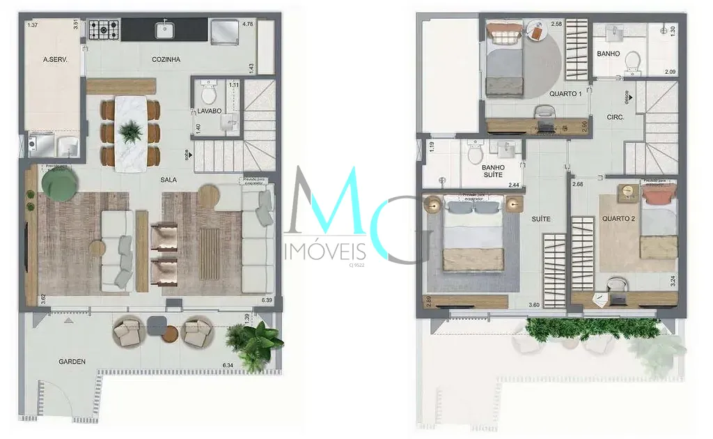 Casa, 3 quartos, 106 m² - Foto 42