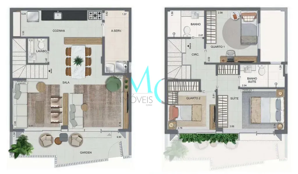 Casa, 3 quartos, 106 m² - Foto 47
