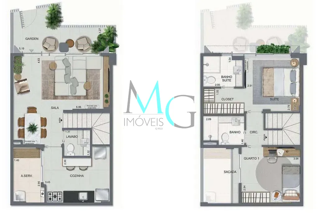 Casa, 2 quartos, 88 m² - Foto 27
