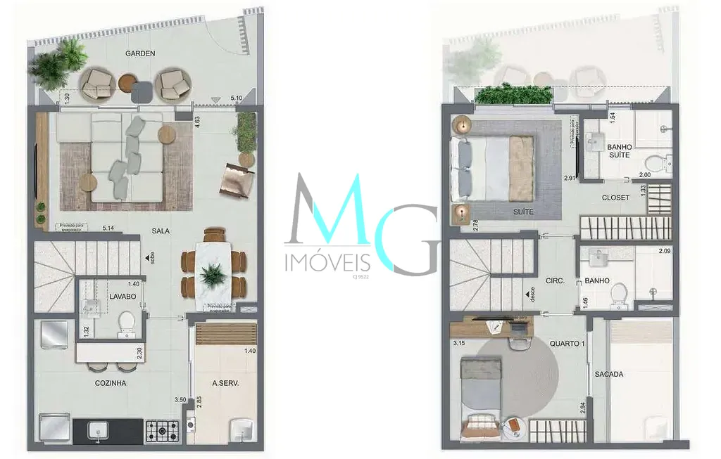 Casa, 2 quartos, 88 m² - Foto 29