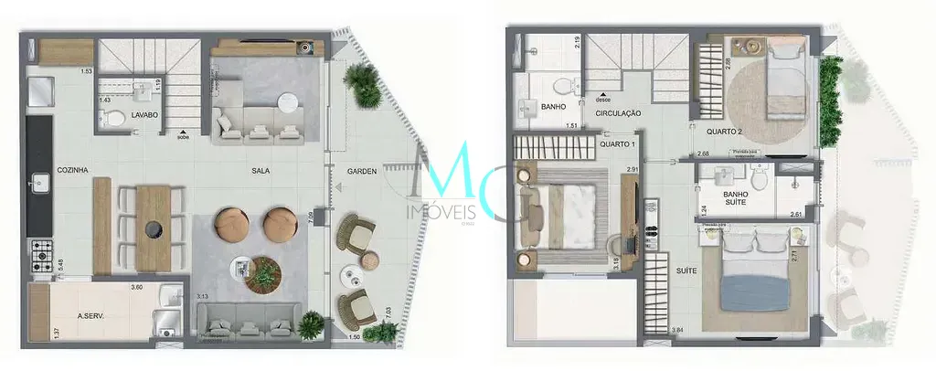 Casa, 2 quartos, 88 m² - Foto 52