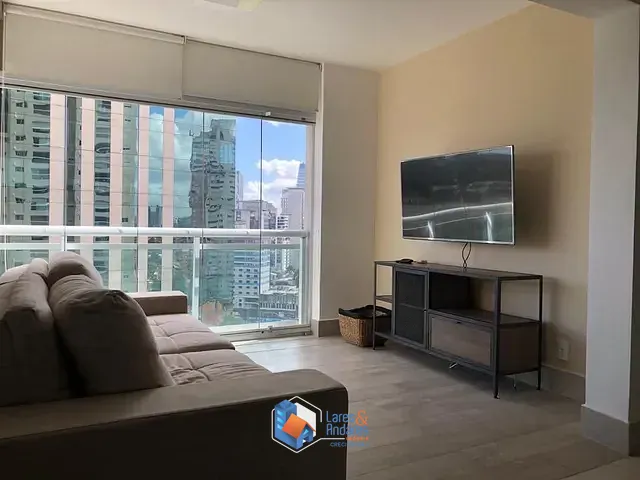 Apartamento 1 quarto e 3 banheiros, à venda, no bairro Brooklin Novo em São Paulo