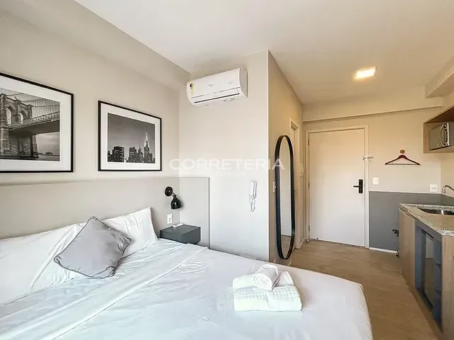 Studio 1 quarto e 1 banheiro, à venda, no bairro Brooklin Paulista em São Paulo