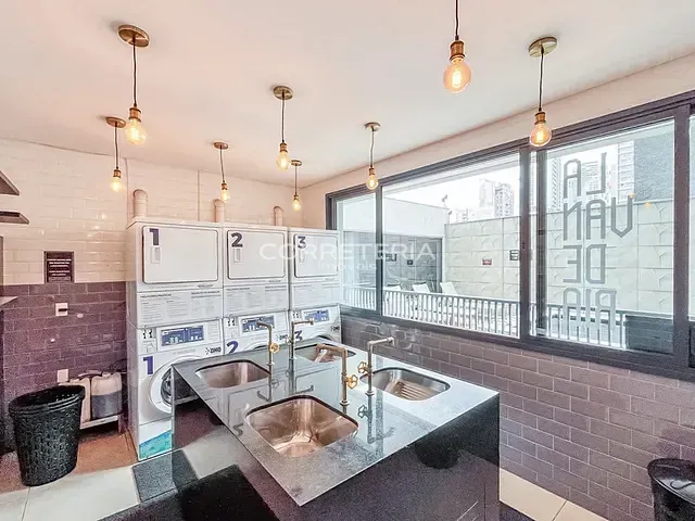 Studio 1 quarto e 1 banheiro, à venda, no bairro Brooklin Novo em São Paulo