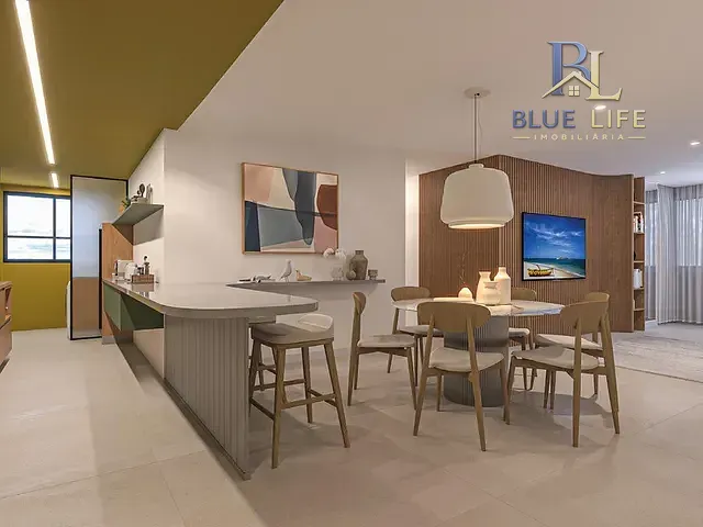 Apartamento 3 quartos e 3 banheiros, à venda, no bairro Praia de Itaparica em Vila Velha