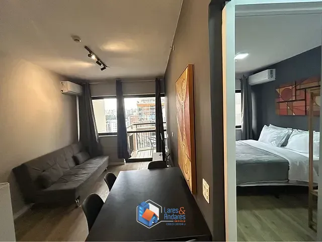 Apartamento 1 quarto e 1 banheiro, à venda, no bairro Itaim Bibi em São Paulo