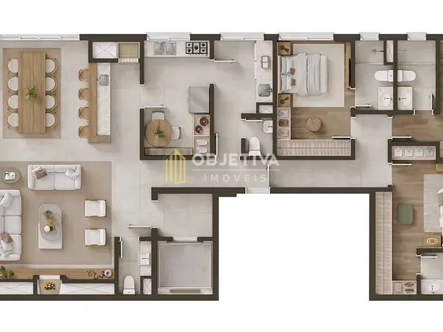 Cobertura / Penthouse 3 quartos e 6 banheiros, à venda, no bairro Mont Serrat em Porto Alegre