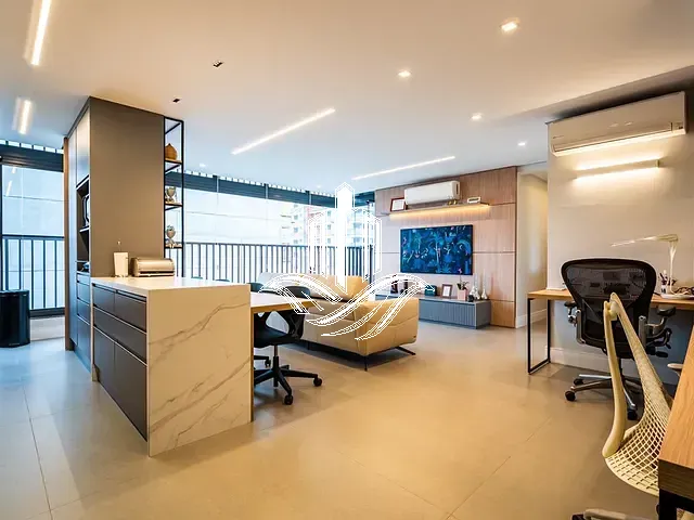 Apartamento 2 quartos e 3 banheiros, à venda, no bairro Brooklin Paulista em São Paulo