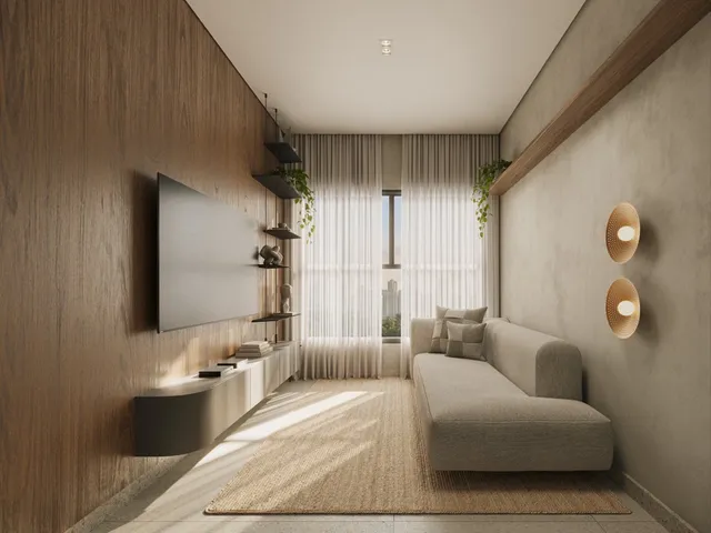 Apartamento 3 quartos e 2 banheiros, à venda, no bairro Bessa em João Pessoa