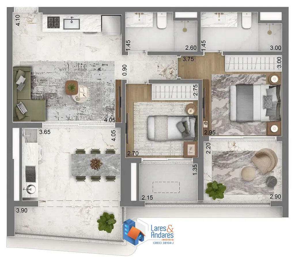 Apartamento, 1 quarto, 52 m² - Foto 25