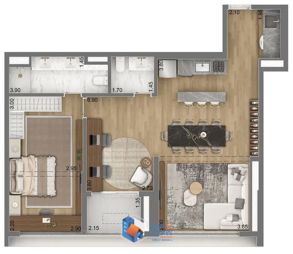 Apartamento, 2 quartos, 96 m² - Foto 28