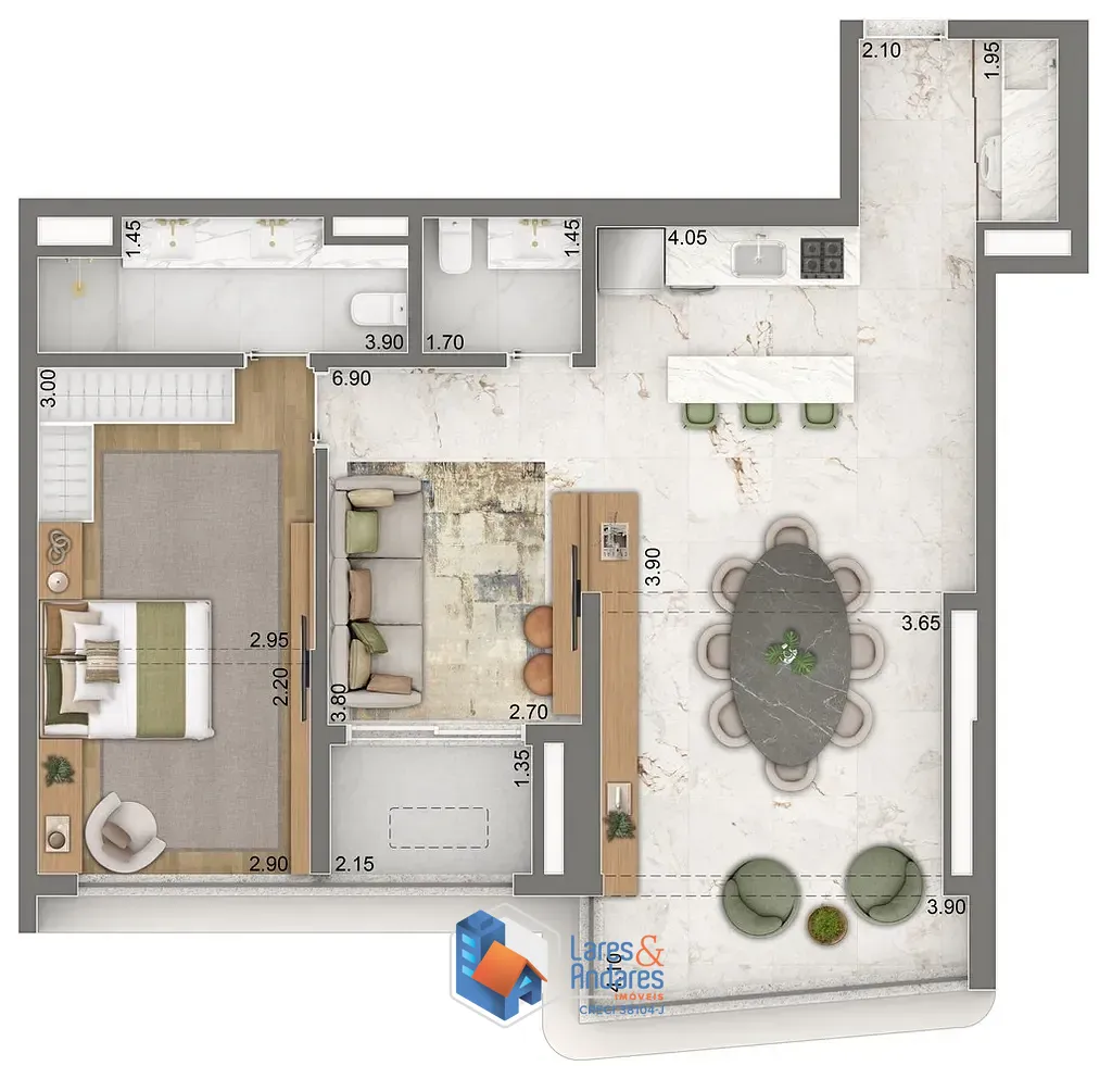Apartamento, 2 quartos, 96 m² - Foto 30