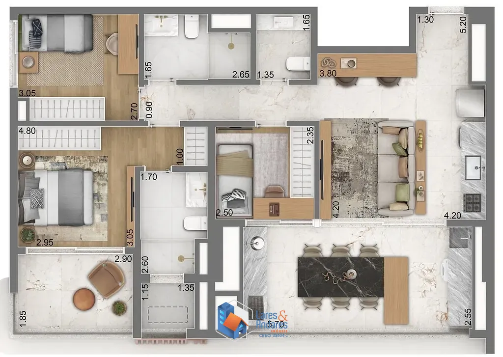 Apartamento, 2 quartos, 79 m² - Foto 31