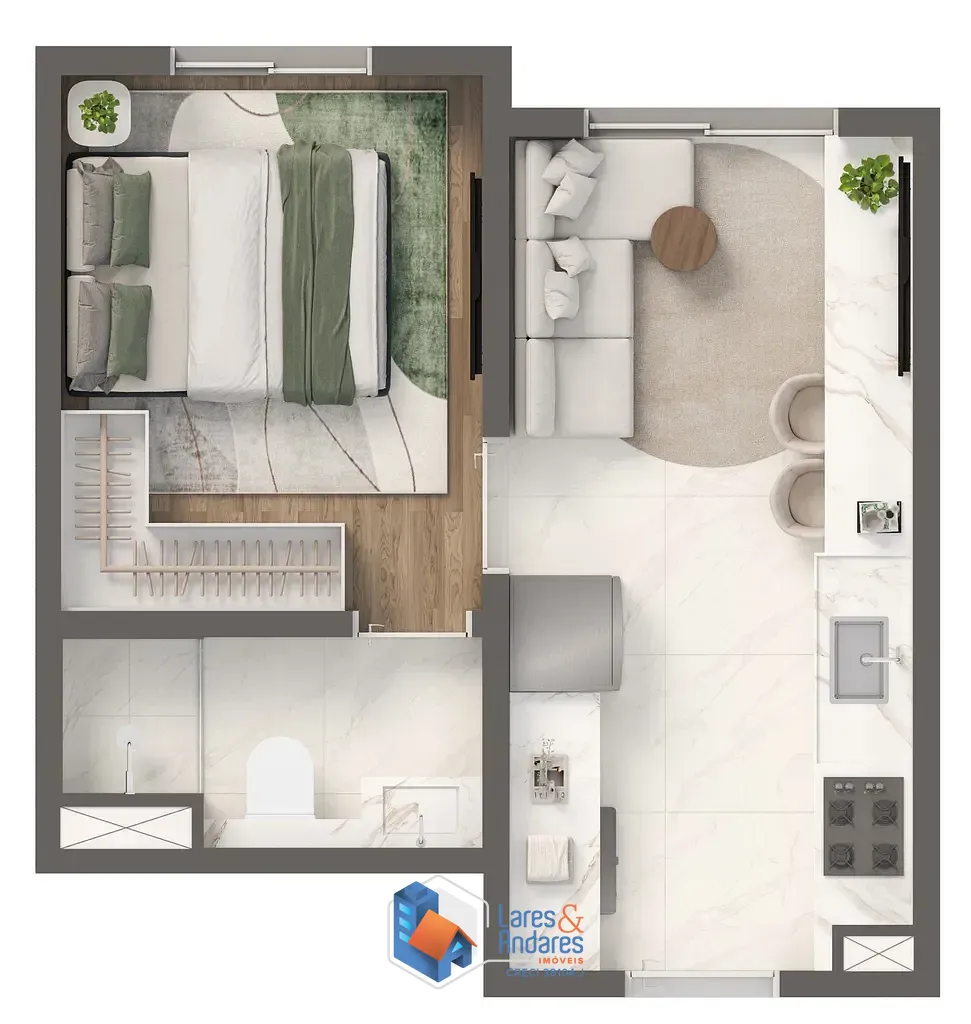 Apartamento, 1 quarto, 25 m² - Foto 17