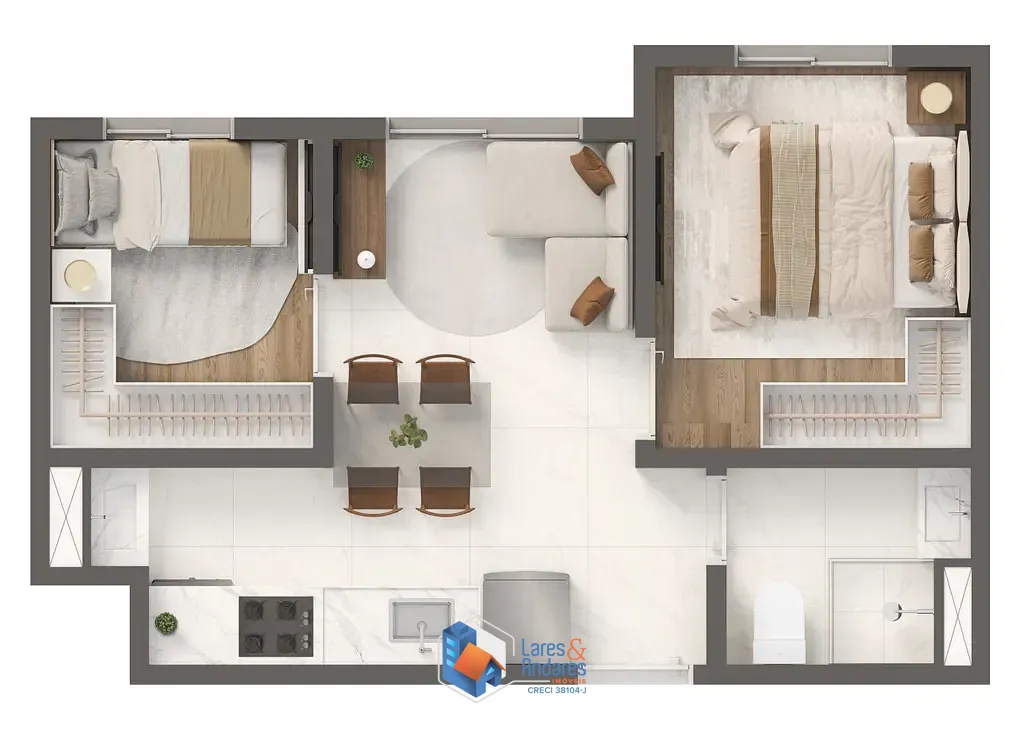 Apartamento, 2 quartos, 30 m² - Foto 17