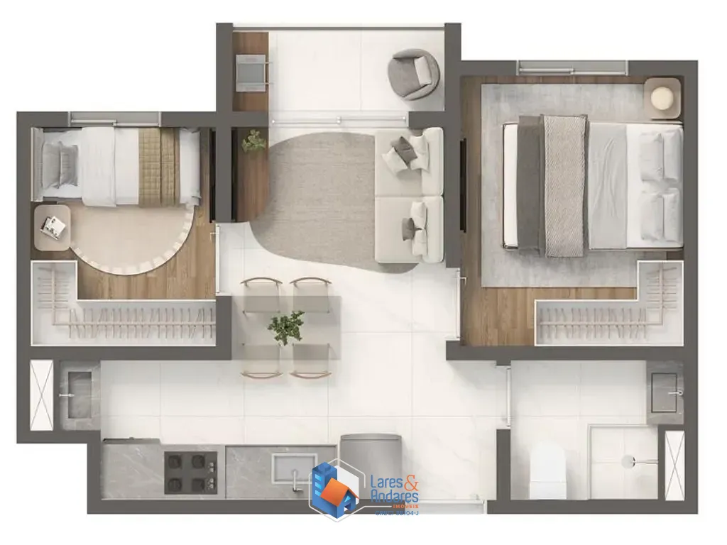 Apartamento, 2 quartos, 30 m² - Foto 18