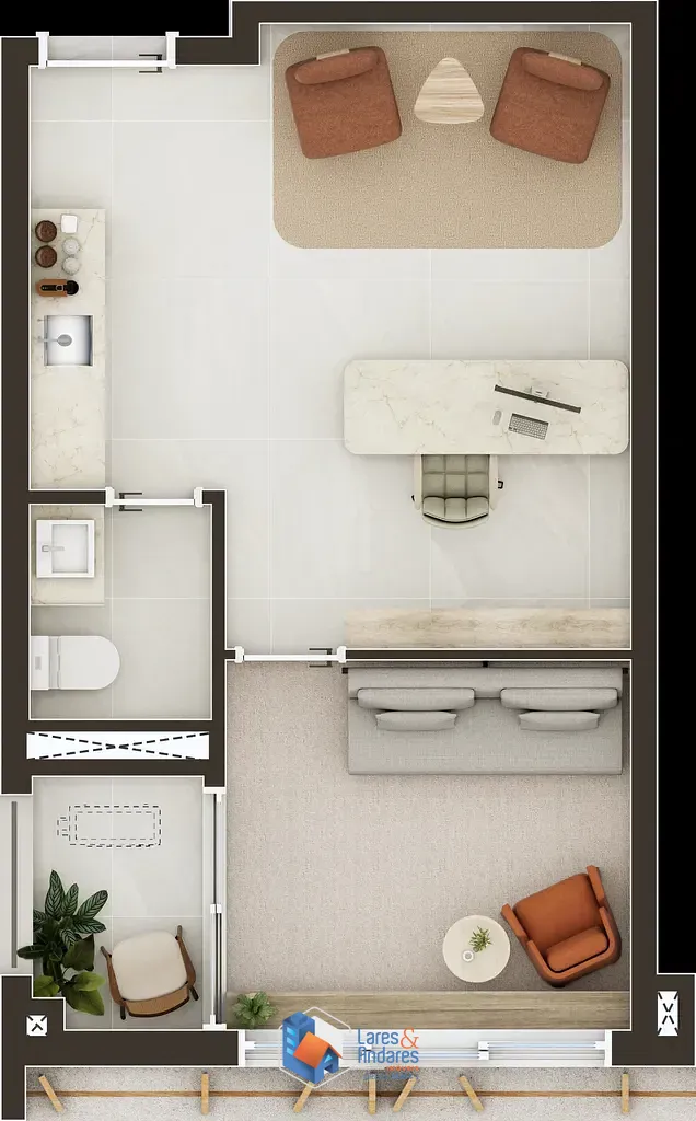 Sala-Conjunto, 48 m² - Foto 5
