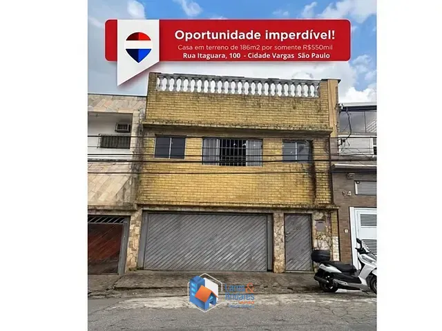 Casa 3 quartos e 2 banheiros, à venda, no bairro Jabaquara em São Paulo