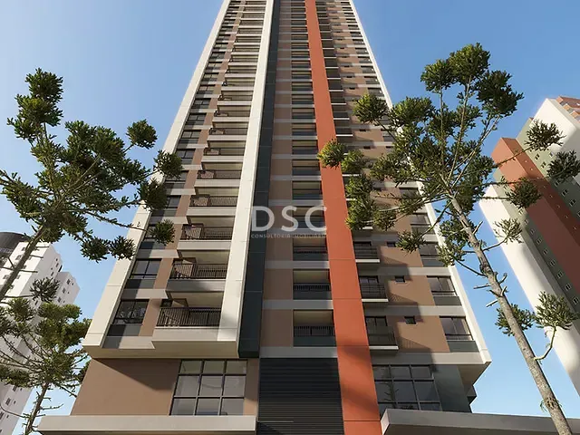 Apartamento 2 quartos e 2 banheiros, à venda, no bairro Centro em Curitiba