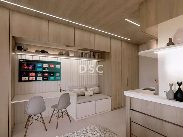 Apartamento 1 quarto e 1 banheiro, à venda, no bairro Rebouças em Curitiba