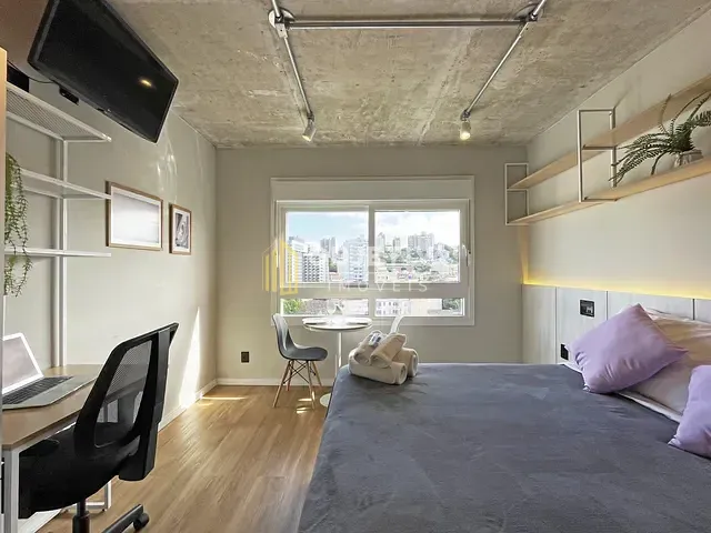 Apartamento 1 quarto e 1 banheiro, à venda, no bairro Santa Cecília em Porto Alegre