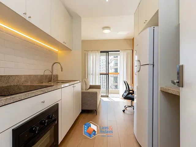 Studio 1 quarto e 1 banheiro, à venda, no bairro Brooklin Paulista em São Paulo