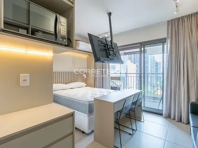 Studio 1 quarto e 1 banheiro, à venda, no bairro Chácara Santo Antônio (Zona Sul) em São Paulo