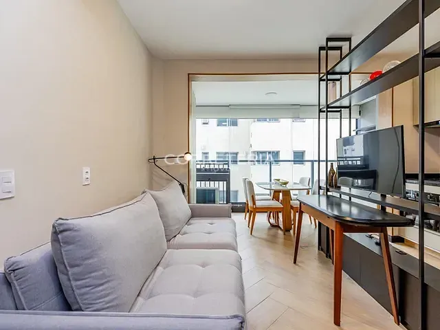 Apartamento 1 quarto e 2 banheiros, à venda, no bairro Campo Belo em São Paulo