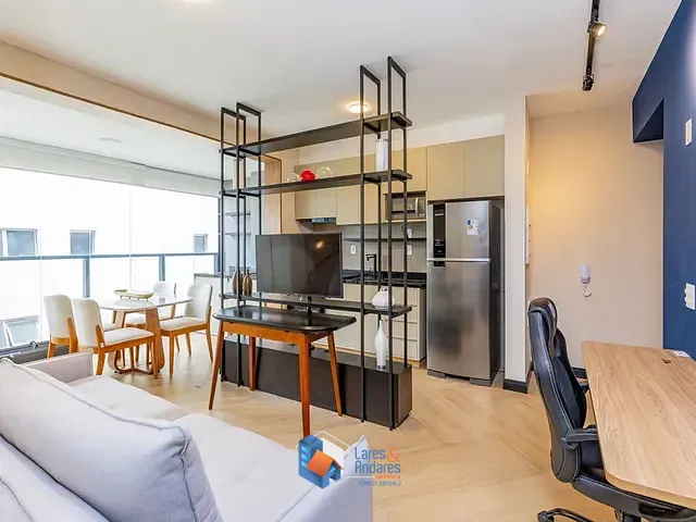 Apartamento 1 quarto e 2 banheiros, à venda, no bairro Campo Belo em São Paulo