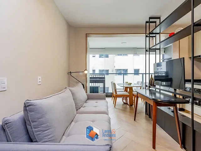 Apartamento 1 quarto e 2 banheiros, à venda, no bairro Campo Belo em São Paulo