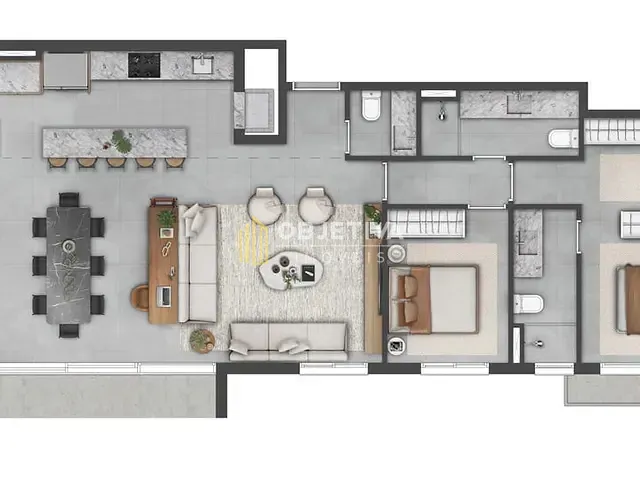 Apartamento 3 quartos e 3 banheiros, à venda, no bairro Moinhos de Vento em Porto Alegre