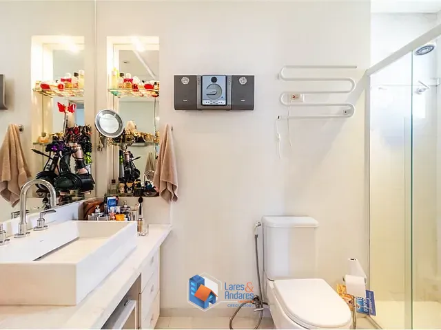 Apartamento 3 quartos e 3 banheiros, à venda, no bairro Brooklin Paulista em São Paulo