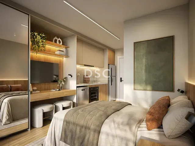 Apartamento 1 quarto e 1 banheiro, à venda, no bairro Alto da Glória em Curitiba