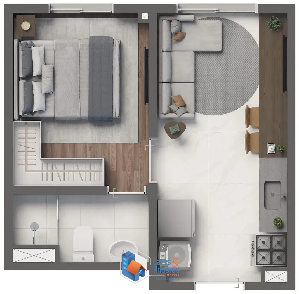 Apartamento, 2 quartos, 34 m² - Foto 28