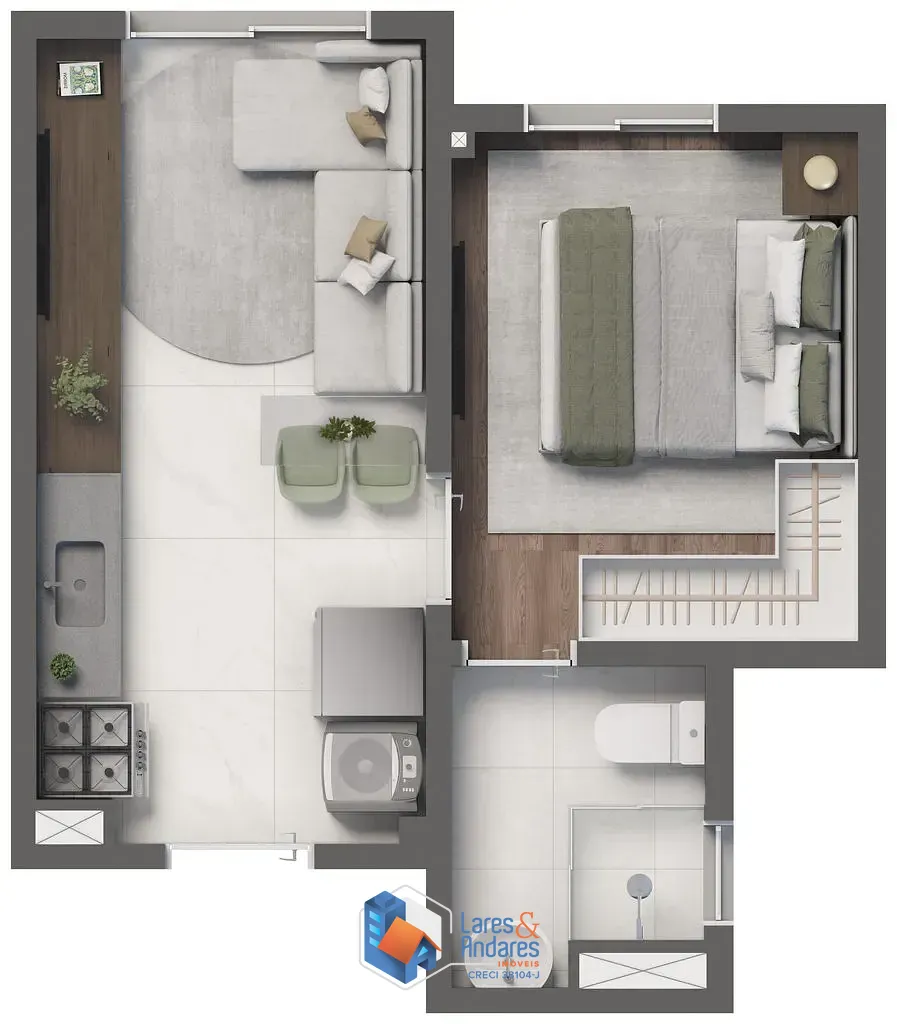 Apartamento, 2 quartos, 34 m² - Foto 29