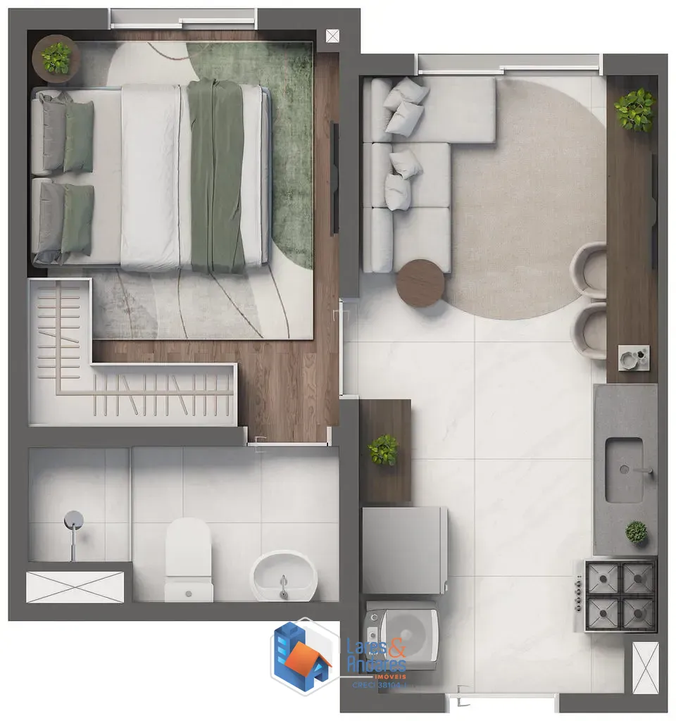 Apartamento, 2 quartos, 34 m² - Foto 30