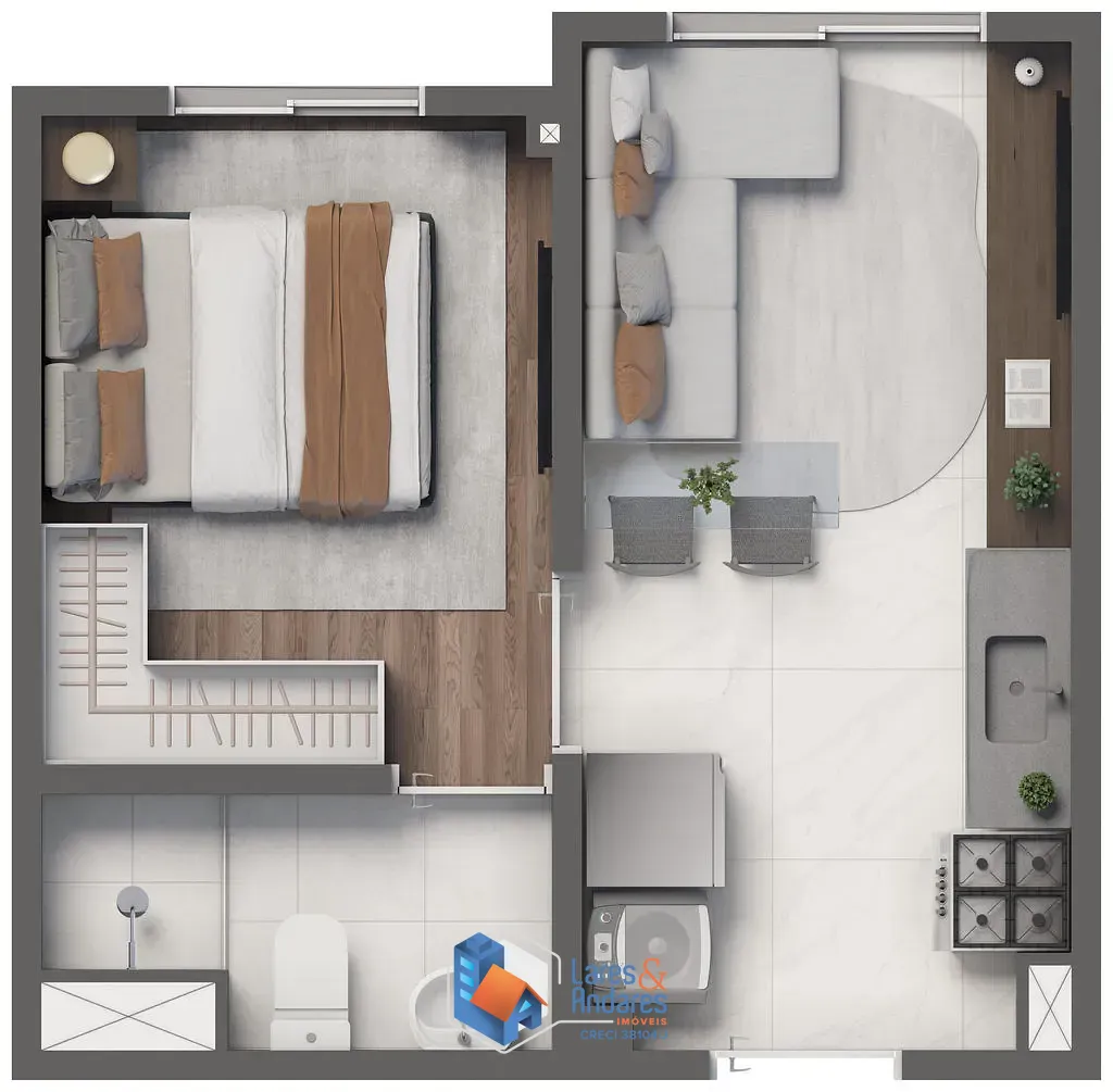 Apartamento, 2 quartos, 34 m² - Foto 31