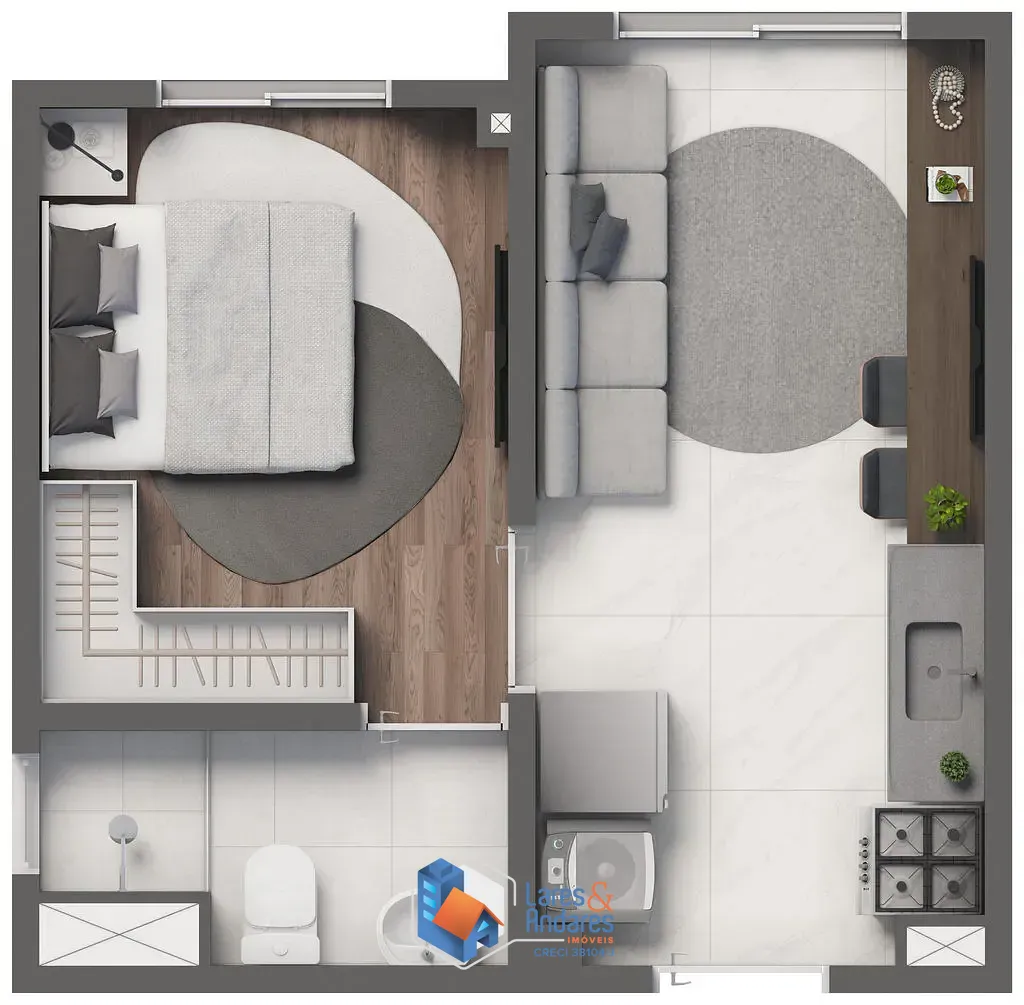 Apartamento, 2 quartos, 34 m² - Foto 32