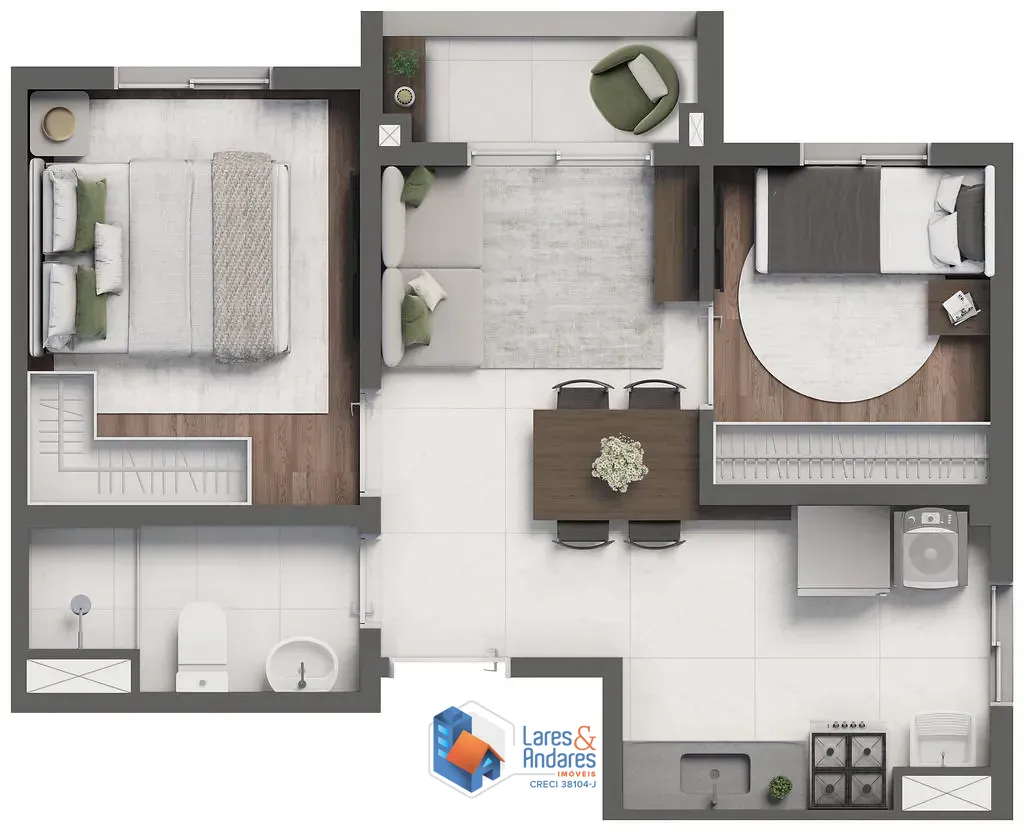 Apartamento, 1 quarto, 24 m² - Foto 37