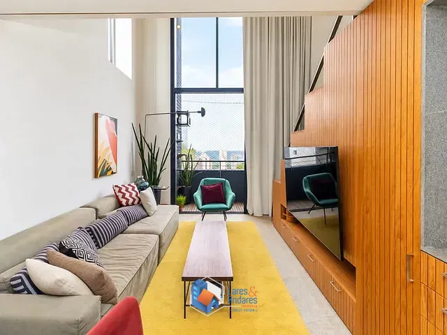 Apartamento 1 quarto e 2 banheiros, à venda, no bairro Vila Madalena em São Paulo