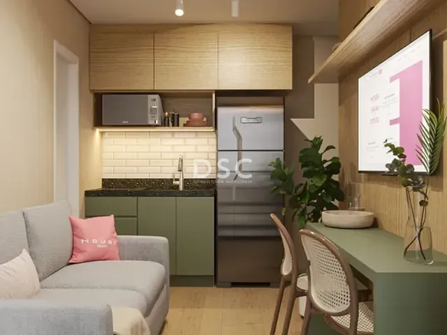 Apartamento 1 quarto e 1 banheiro, à venda, no bairro Cabral em Curitiba