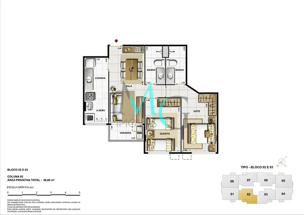Apartamento, 2 quartos, 90 m² - Foto 18