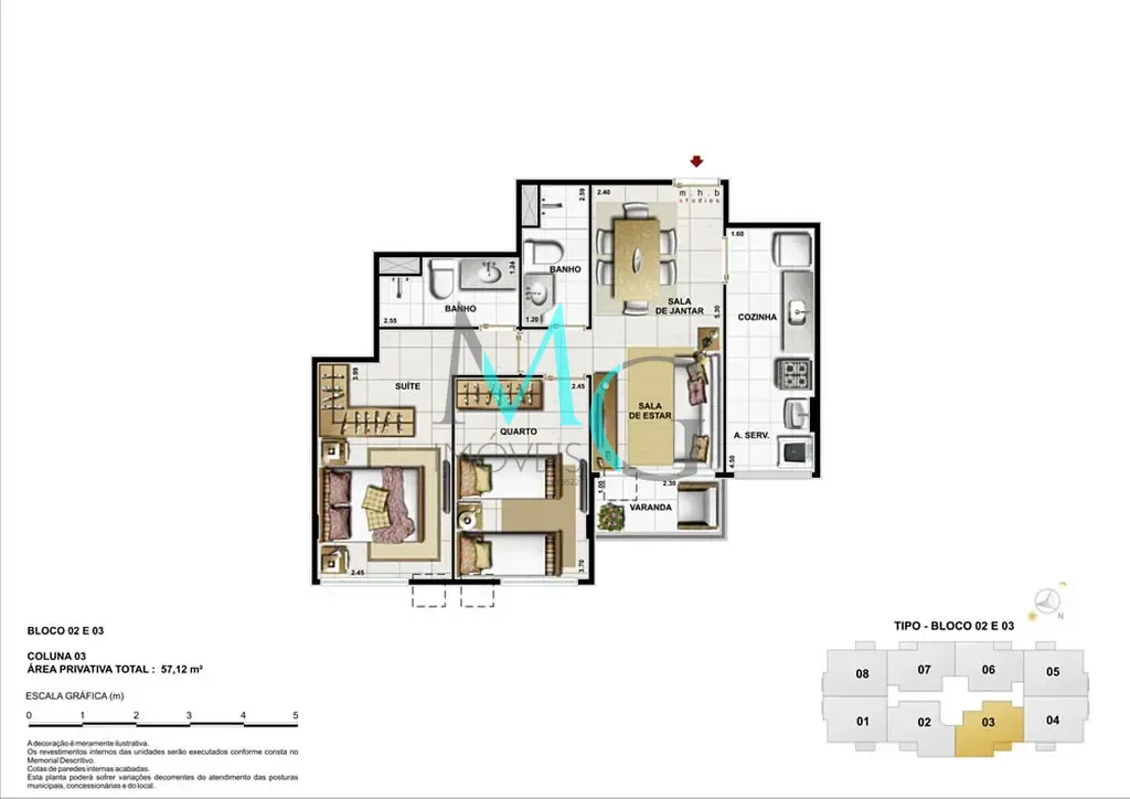 Apartamento, 2 quartos, 90 m² - Foto 19