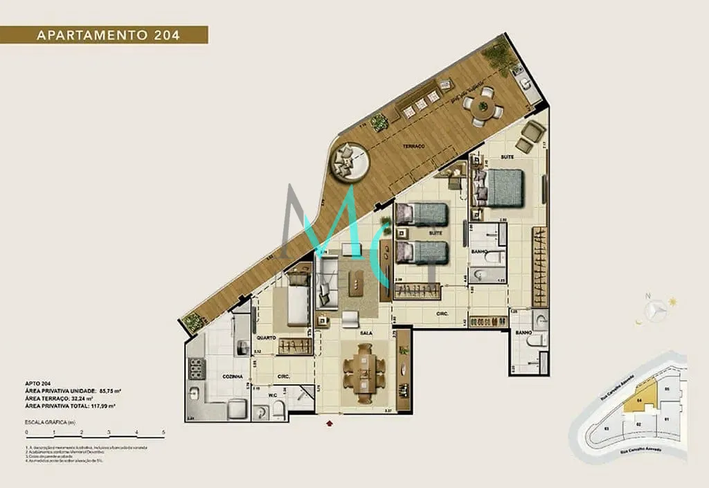 Apartamento, 2 quartos, 117 m² - Foto 21