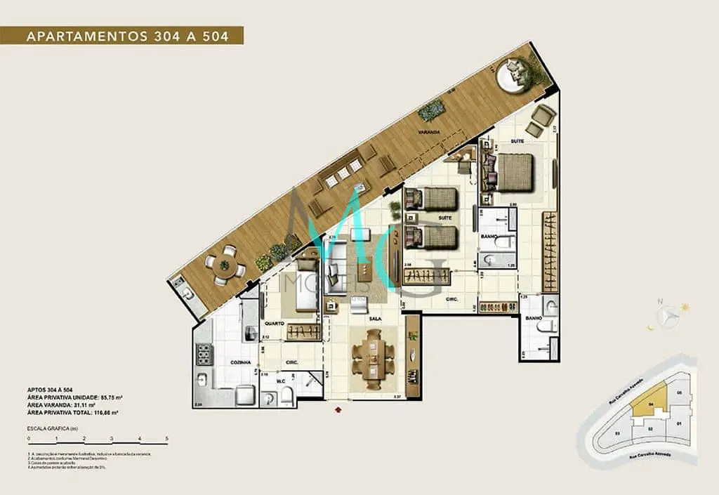 Apartamento, 2 quartos, 116 m² - Foto 19