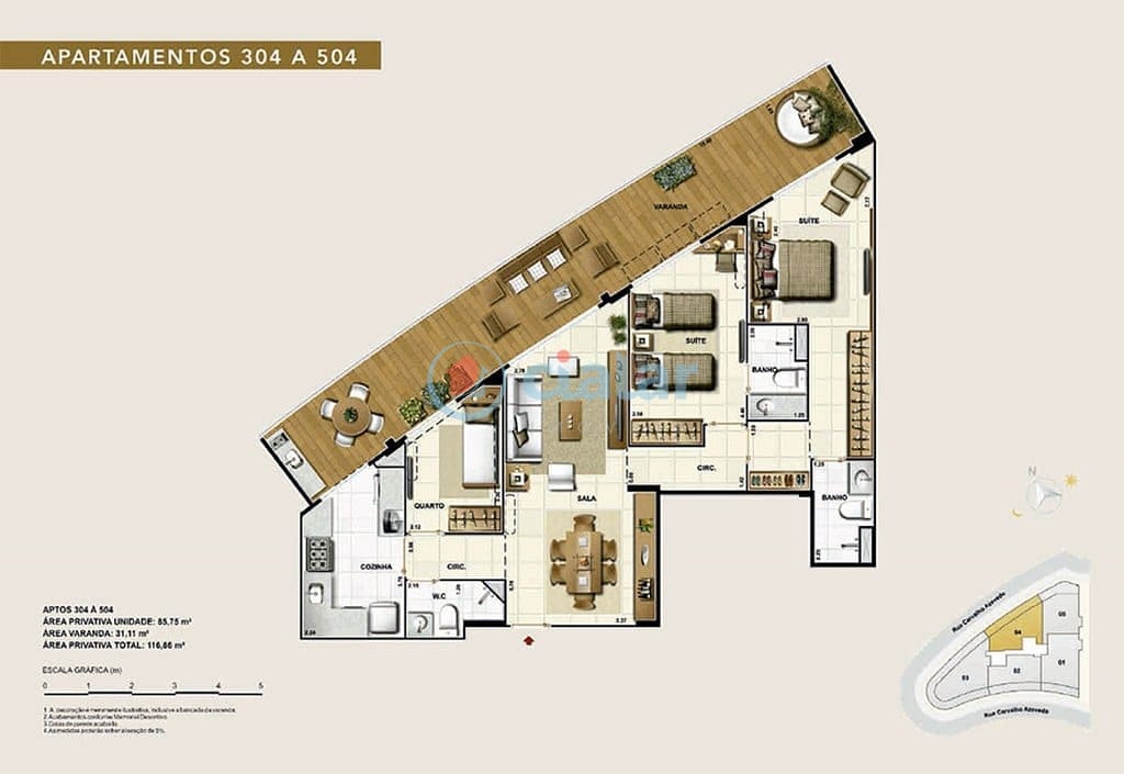 Apartamento à venda com 2 quartos, 108m² - Foto 19