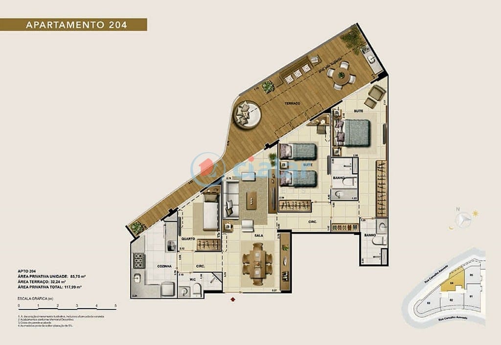 Apartamento à venda com 2 quartos, 108m² - Foto 21