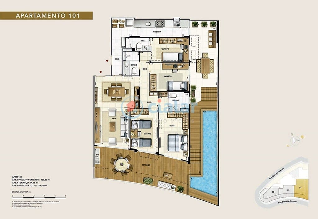 Apartamento à venda com 2 quartos, 108m² - Foto 27