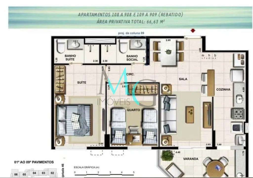 Apartamento, 3 quartos, 80 m² - Foto 11