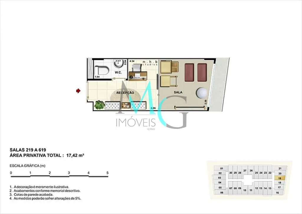 Sala-Conjunto, 21 m² - Foto 8